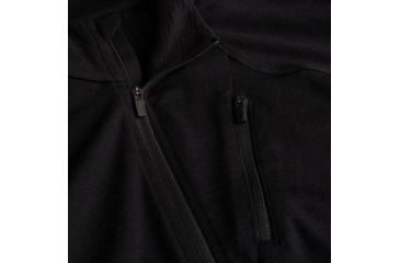 Image of Icebreaker Fluid Zone Long Sleeve Zip - Men's, Black/Black, Medium, 104117003M