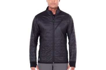 Image of Icebreaker Helix Long Sleeve Zip, Black/Jet Hthr, 2XL, 103431-005-XXL