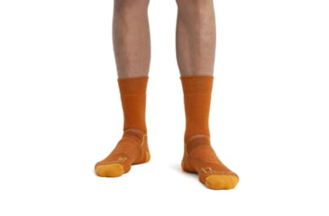 Image of Icebreaker Hike+ Heavy Crew Socks - Men's, Earth/Bio Lime/Solar, Extra Large, IB105104952XL