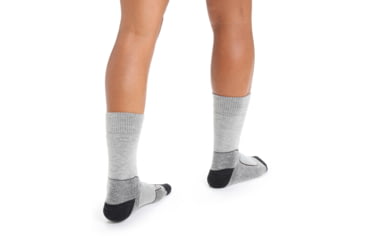 Image of Icebreaker Hike+ Heavy Crew Socks - Women's, Blizzard Heather, Medium, IB105100017M