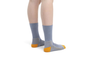 Image of Icebreaker Hike+ Light Crew Socks - Women's, Kyanite/Solar/Ether, Medium, IB105099976M