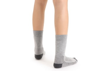 Image of Icebreaker Hike+ Light Medium Crew Socks - Women's, Blizzard Heather, Small, IB105097017S