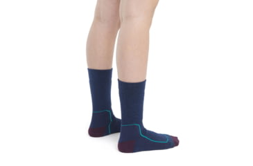 Image of Icebreaker Hike+ Light Medium Crew Socks - Womens, Rylnavy/Nghtshad/Flxgreen, Medium, IB105097971M