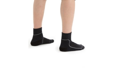 Image of Icebreaker Hike+ Light Mini Socks - Mens, Jet Heather, Medium, IB105102002M