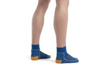 Image of Icebreaker Hike+ Light Mini Socks - Men's, Lazurite/Solar/Snow, Large, IB105102954L