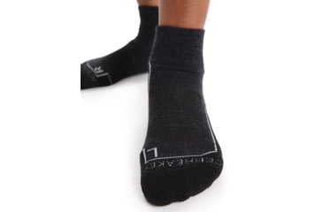 Image of Icebreaker Hike+ Light Mini Socks - Womens, Jet Heather, Small, IB105098002S