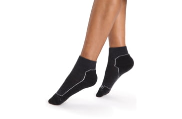Image of Icebreaker Hike+ Light Mini Socks - Womens, Jet Heather, Small, IB105098002S