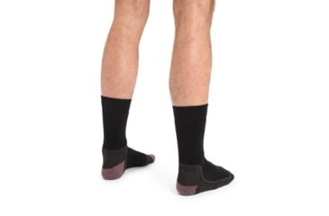 Image of Icebreaker Hike+ Medium Crew Socks - Mens, Black/Mink/Monsoon, Large, IB105101285L