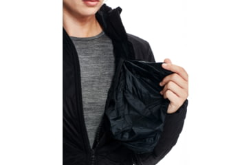 Image of Icebreaker Hyperia Lite Jacket - Womens, Black, Medium, 103926001M