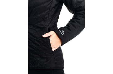 Image of Icebreaker Hyperia Lite Jacket - Womens, Black, Medium, 103926001M