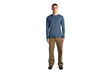 Image of Icebreaker Merino 150 Tech Lite Long Sleeve IB Vertical Tee - Mens