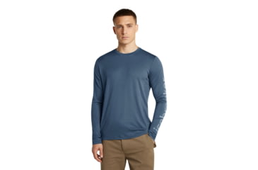 Image of Icebreaker Merino 150 Tech Lite Long Sleeve IB Vertical Tee - Mens