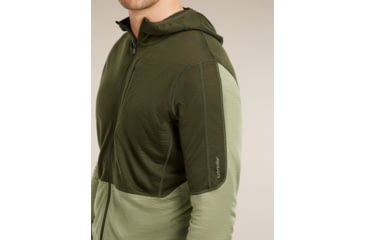 Image of Icebreaker Merino Blend 200 RealFleece Descender Long Sleeve Zip Hoodie - Mens