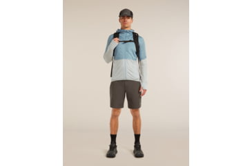 Image of Icebreaker Merino Blend 200 RealFleece Descender Long Sleeve Zip Hoodie - Mens