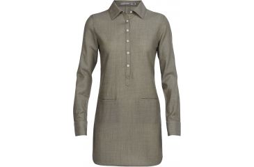 Image of Icebreaker Kala Dress - Women's-Kona/Snow-Medium