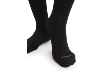 Image of Icebreaker Lifestyle Fine Gauge Crew Socks - Women's, Black, Small, IB105253001SM