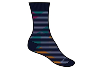 Image of Icebreaker Lifestyle Fine Gauge Crew Socks - Women's, Midnight Navy/Kyanite, Small, IB105304890SM