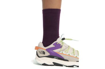 Image of Icebreaker Lifestyle Light Crew Socks - Womens, Nightshade/Flux Green, Medium, IBIBN313915M