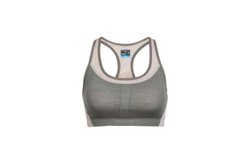 Image of Icebreaker Meld Zone Sport Bra, Metal/Pumice, XL, 104075002XL