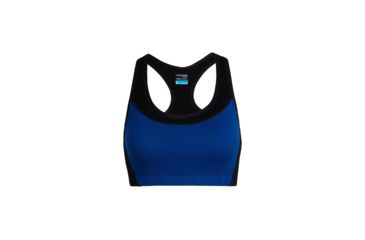 Image of Icebreaker Meld Zone Sport Bra - Womens, Marine/Black, Small, 104075404S