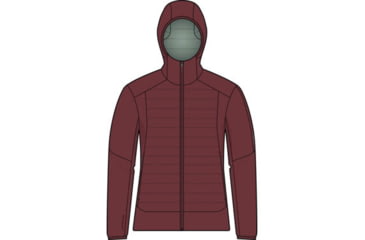Image of Icebreaker Men 1360 MerinoLoft Jacket, Port/Moss, L, IB0A573B01HL