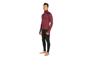 Image of Icebreaker Men 300 MerinoFine Polar Leggings, Black, L, IB0A5722001L