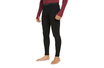 Image of Icebreaker Men 300 MerinoFine Polar Leggings, Black, L, IB0A5722001L