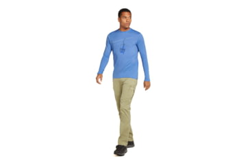 Image of Icebreaker Men Merino 150 Tech Lite LS Tee Bear Lift, Baja, XL, IB0A573Y01DXL
