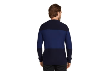Image of Icebreaker Men Waypoint Crewe Sweater, Midnight Navy/Royal Navy/CB, M, IB104328938M