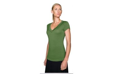 Image of Icebreaker Meridian Short Sleeve - Women's-Jungle-Large