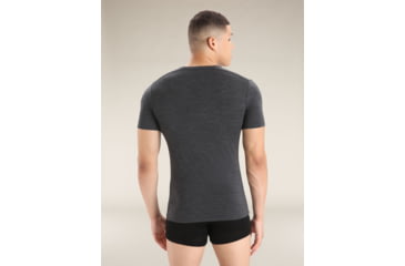 Image of Icebreaker Merino 150 Anatomica SS Crewe - Men's, Jet Heather, Large, IB103033011L