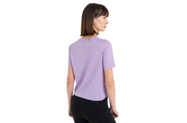 Image of Icebreaker Merino 150 Tech Lite III SS Crop Tee - Womens, Purple Gaze, Large, IB0A56Y2736L