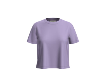Image of Icebreaker Merino 150 Tech Lite III SS Crop Tee - Womens, Purple Gaze, Large, IB0A56Y2736L