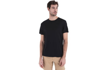 Image of Icebreaker Merino 150 Tech Lite SS T-Shirt - Mens, Black, 2XL, IB0A56WL001XXL
