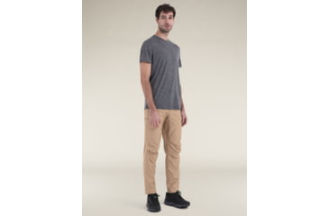 Image of Icebreaker Merino 150 Tech Lite SS T-Shirt - Mens, Gritstone HTHR, Small, IB0A56WL013S