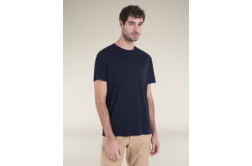 Image of Icebreaker Merino 150 Tech Lite SS T-Shirt - Mens, Midnight Navy, 2XL, IB0A56WL401XXL
