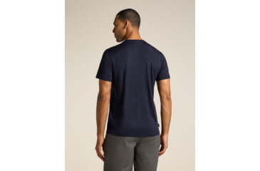 Image of Icebreaker Merino 150 Tech Lite SS T-Shirt Pukaki Reflected - Men's, Midnight Navy, 2XL, IB0A572Q401XXL