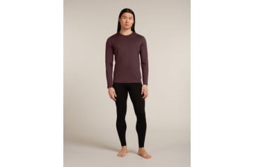 Image of Icebreaker Merino 200 Oasis Long Sleeve Crew Thermal Top - Mens, Java, Extra Large, IB1043650GWXL