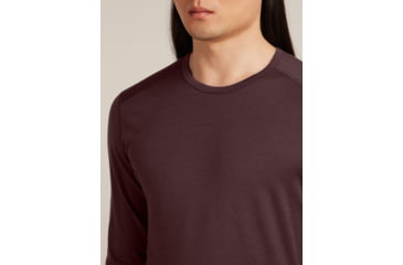 Image of Icebreaker Merino 200 Oasis Long Sleeve Crew Thermal Top - Mens, Java, Extra Large, IB1043650GWXL