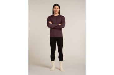 Image of Icebreaker Merino 200 Oasis Long Sleeve Crew Thermal Top - Mens, Java, Extra Large, IB1043650GWXL