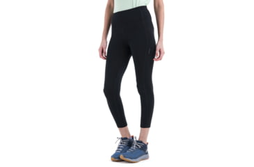 Image of Icebreaker Merino 260 Fastray II 25in High Rise Tights - Womens, Black, Large, IB0A56XI001L
