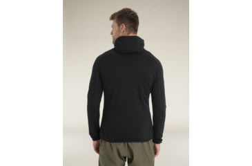 Image of Icebreaker Merino 260 Quantum LS Zip Hoodie - Men's, Black, Small, IBBA56W2001S