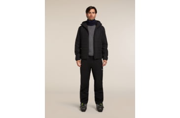 Image of Icebreaker Merino 260 Tech Long Sleeve Half Zip Thermal Top - Mens, Gritstone HTHR, Extra Large, IBB04372013XL