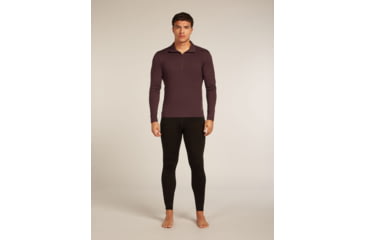 Image of Icebreaker Merino 260 Tech Long Sleeve Half Zip Thermal Top - Mens, Java, Medium, IBB043720GWM