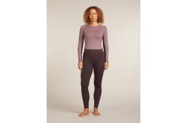 Image of Icebreaker Merino 260 ZoneKnit Leggings - Womens, Java, Medium, IB0A56HJ0GWM
