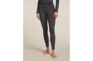 Image of Icebreaker Merino 260 ZoneKnit Leggings - Womens, Jet HTHR, Medium, IB0A56HJ011M