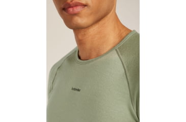 Image of Icebreaker Merino 260 ZoneKnit Long Sleeve Crew Thermal Top - Mens, Loden/Lichen/CB, Extra Large, IB0A57CI0JFXL