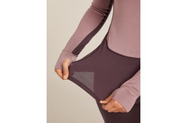 Image of Icebreaker Merino 260 ZoneKnit Long Sleeve Half Zip Thermal Top - Womens, Java/Summit/CB, Small, IB0A57CM0JQS