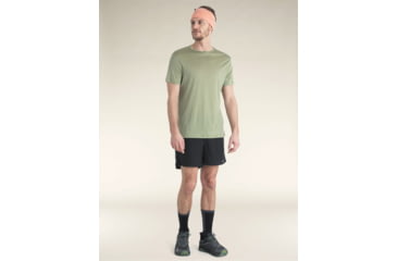 Image of Icebreaker Merino Blend 125 Cool-Lite Sphere SS T-Shirt - Mens, Lichen, Small, IB0A56ZMA74S