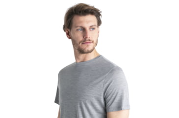 Image of Icebreaker Merino Blend 125 Cool-Lite Sphere SS T-Shirt - Men's, Metro Heather, Small, IB0A56ZM016S